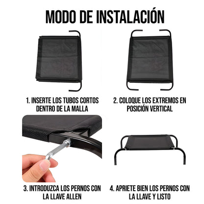 Cama Elevada Altura Para Mascota L